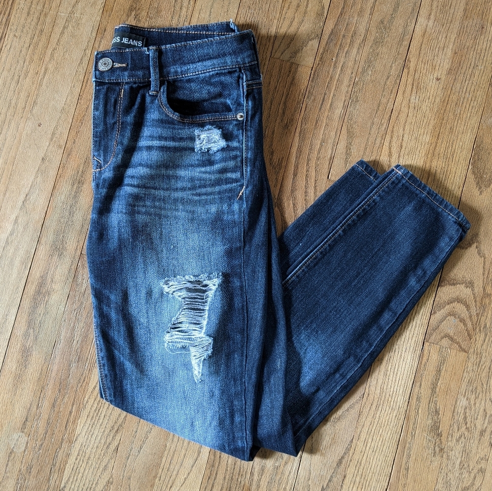 Distressed Express jeans 6S Short Petite